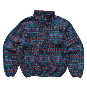 Vintage 90s Cabela’s Women’s Fleece Jacket Aztec Southwest USA Made Size L
